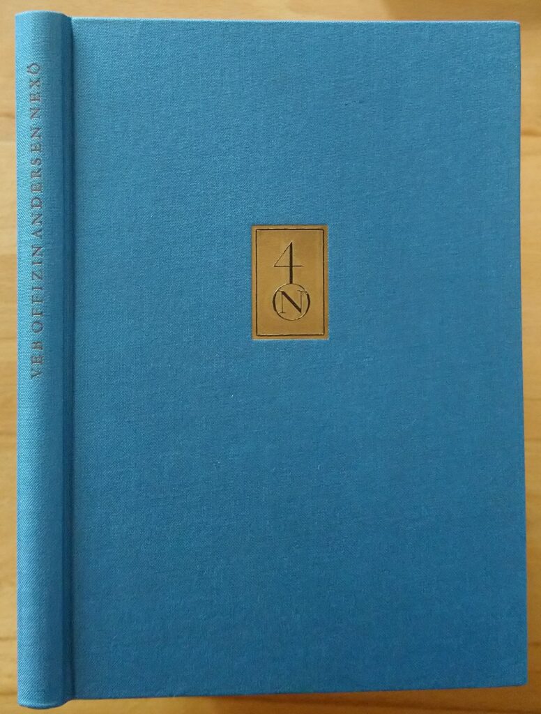Die Schriftproben des volkseigenen Betriebes Offizin Andersen Nexö. Zweiter Nachtrag. Leipzig: Offizin Andersen Nexö, 1962
