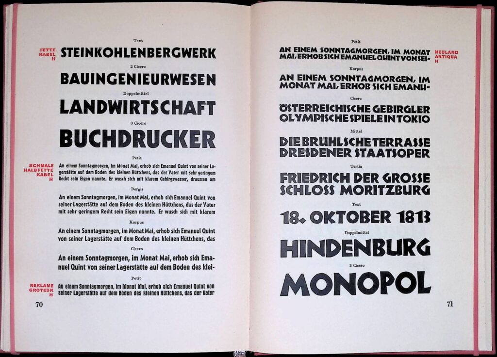 2. Nachtrag zur Schriftprobe der Offizin Haag-Drugulin AG. Leipzig: Offizin Haag-Drugulin, 1933