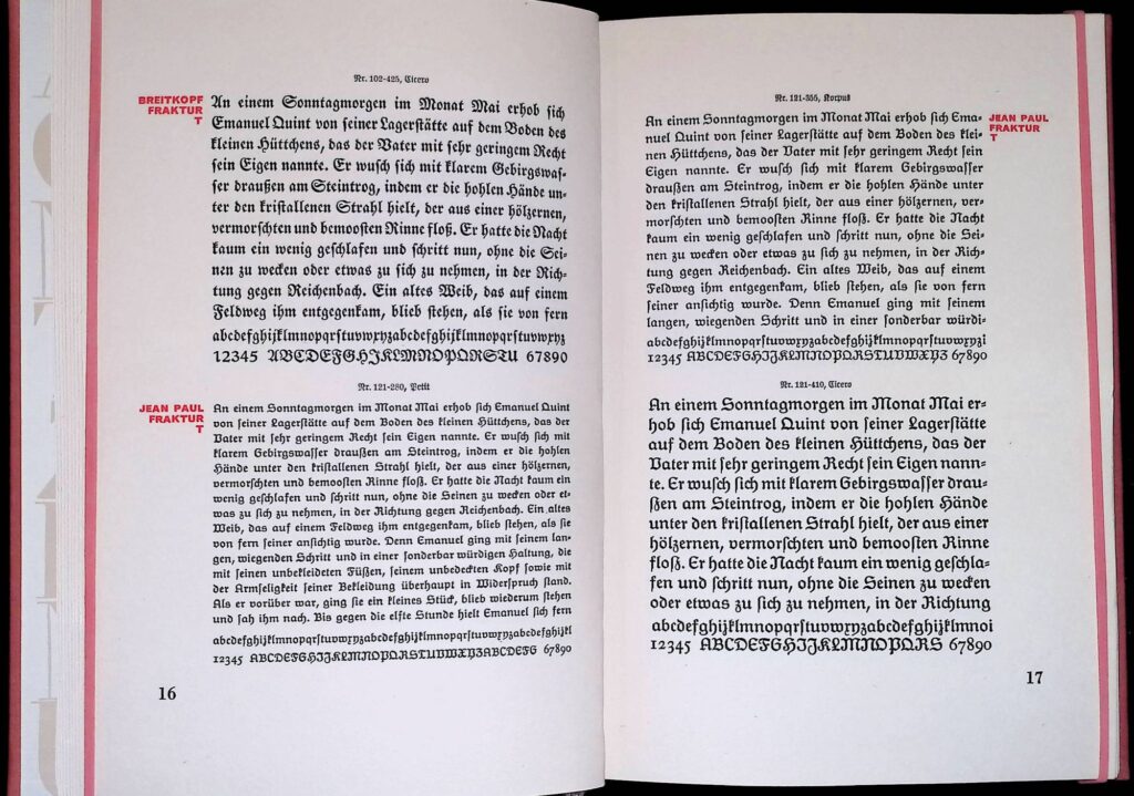 Nachtrag zur Schriftprobe der Offizin Haag-Drugulin AG. Leipzig: Offizin Haag-Drugulin, 1930