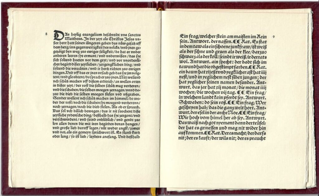 Proben einiger Hausschriften der Offizin W. Drugulin, Heft 1. Leipzig: Offizin W. Drugulin, 1924