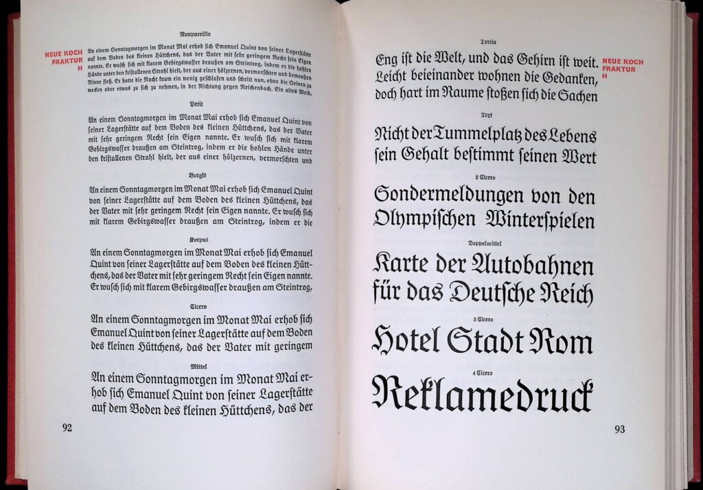 Die Schriftproben der Offizin Haag-Drugulin. Leipzig: Offizin Haag-Drugulin, 1936