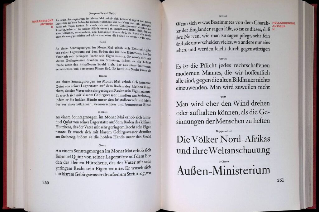 Die Schriftproben der Offizin Haag-Drugulin. Leipzig: Offizin Haag-Drugulin, 1936