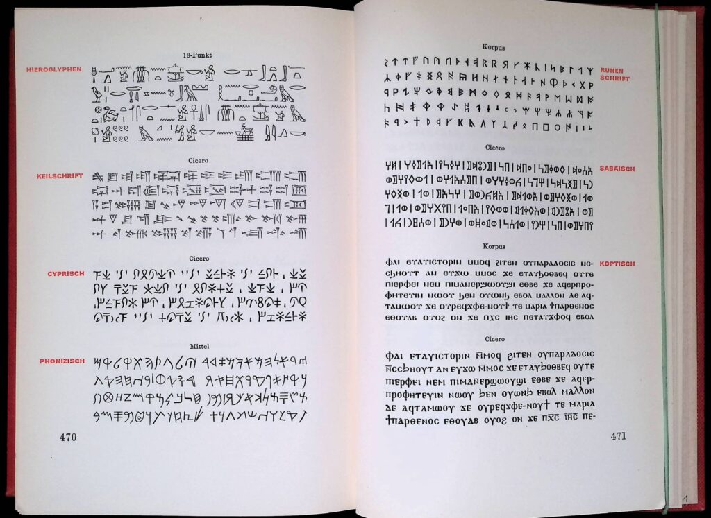 Die Schriftproben der Offizin Haag-Drugulin. Leipzig: Offizin Haag-Drugulin, 1936