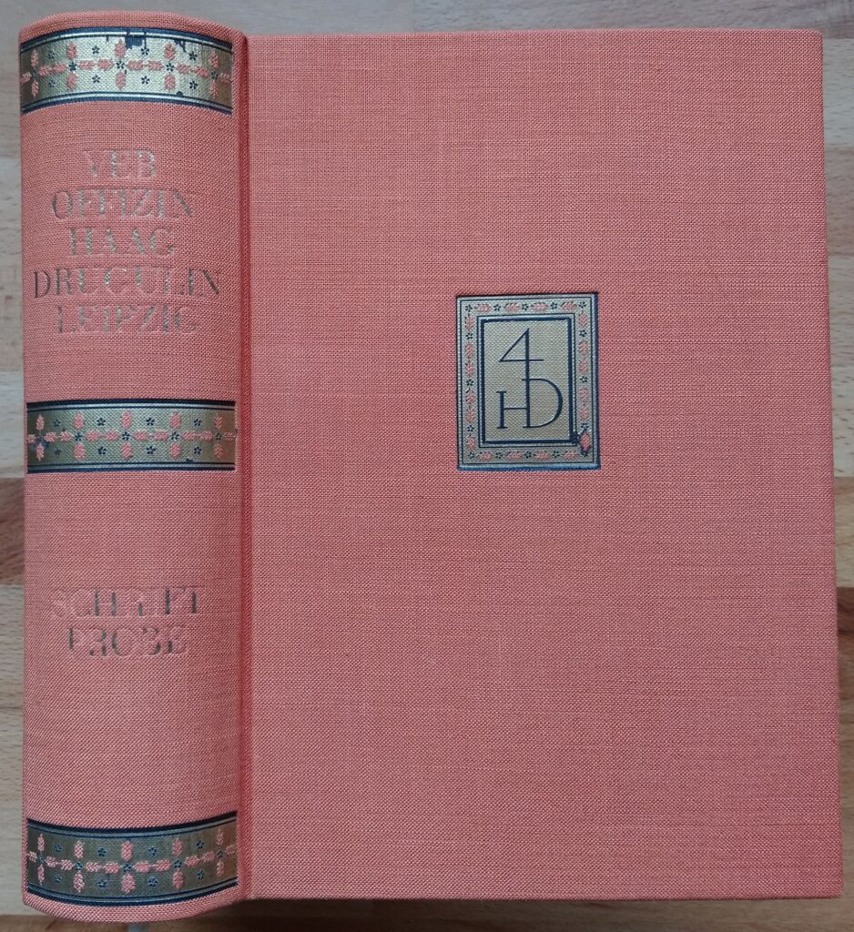 Die Schriftproben des Volkseigenen Betriebes Offizin Haag-Drugulin. Leipzig: Offizin Haag-Drugulin, 1953