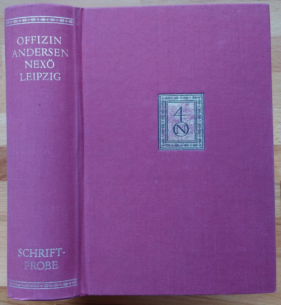 Schriftproben für den Bleisatz. Leipzig: Offizin Andersen Nexö, 1988