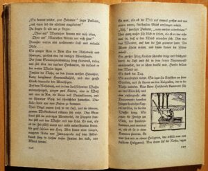 Timmermans, Felix: Pallieter. Mit Zeichnungen des Dichters. 178.-187. Tsd. Leipzig: Insel-Verlag, 1943