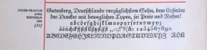Horodisch, Abraham: Die Schrift im schönen Buch unserer Zeit, Berliner bibliophile Abhandlungen. Berlin: Berliner Bibliophiler Abend, 1931. S. 10